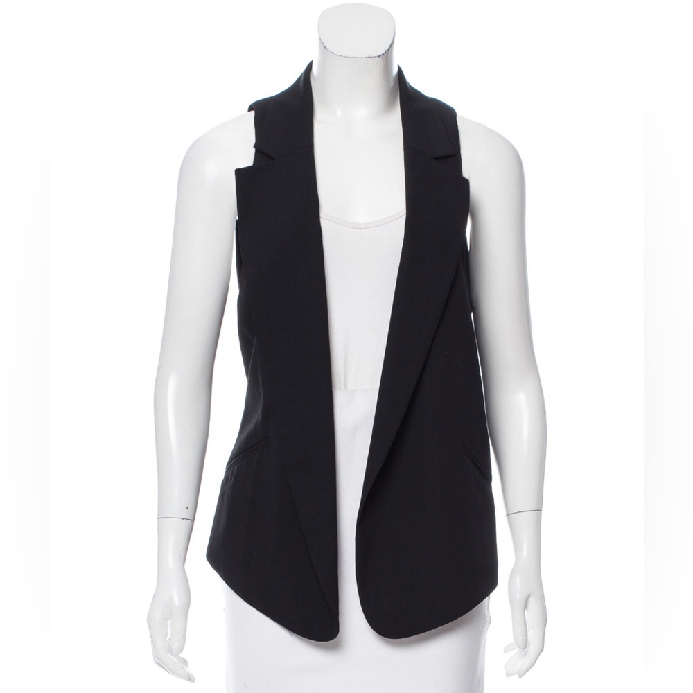 ALEXANDER WANG Open Front Wool Vest